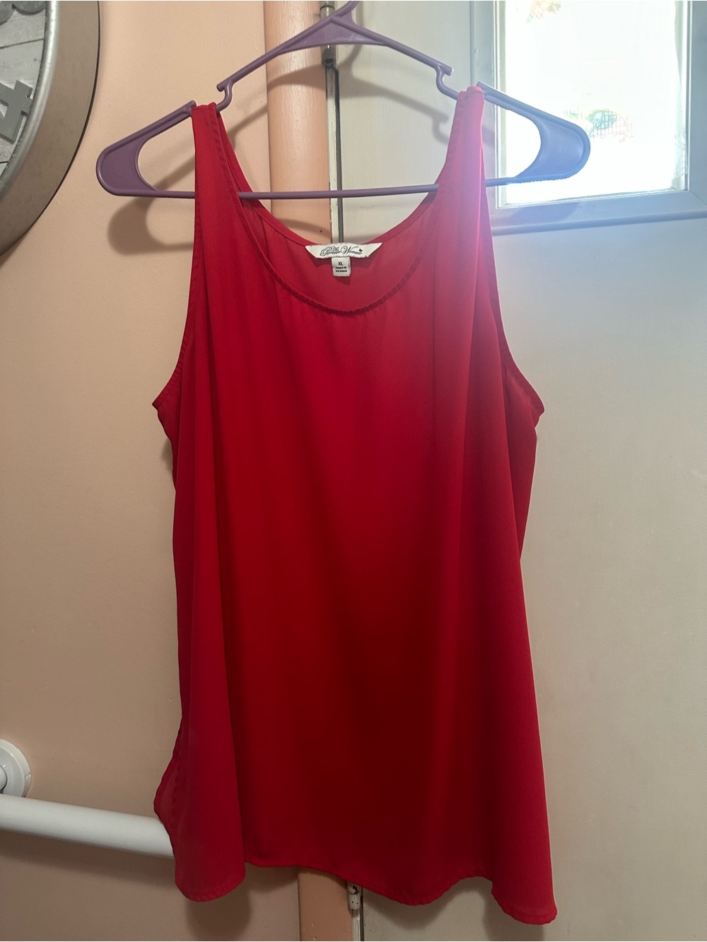 The Pioneer Woman Red Sleeveless Camisole Tank Top